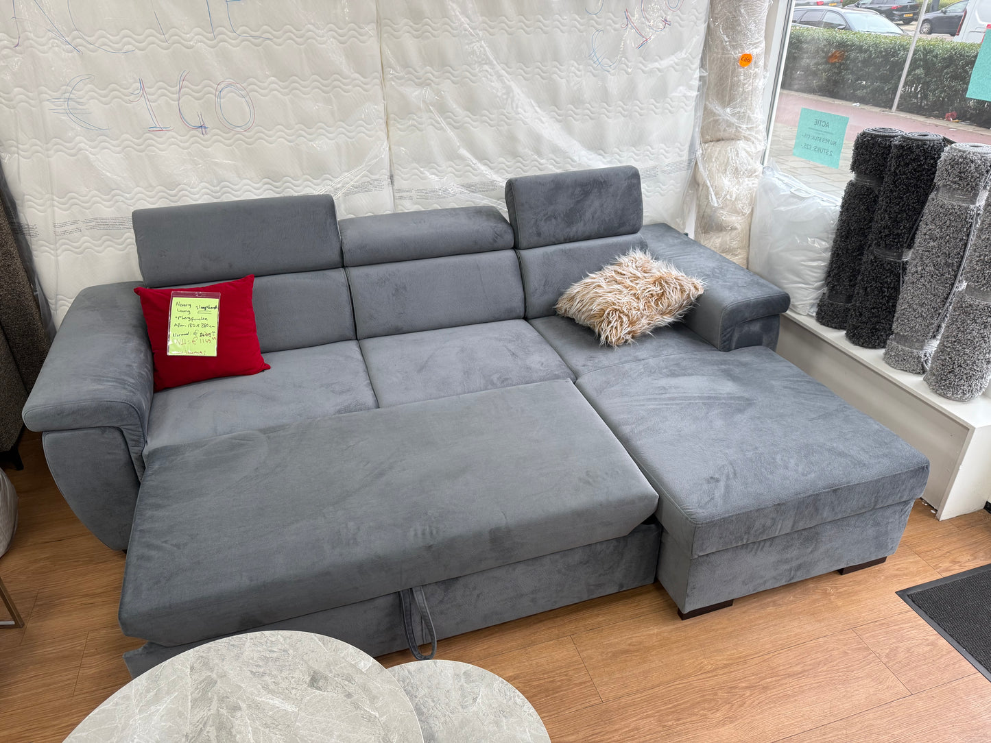 Harry Slaapbank grijs