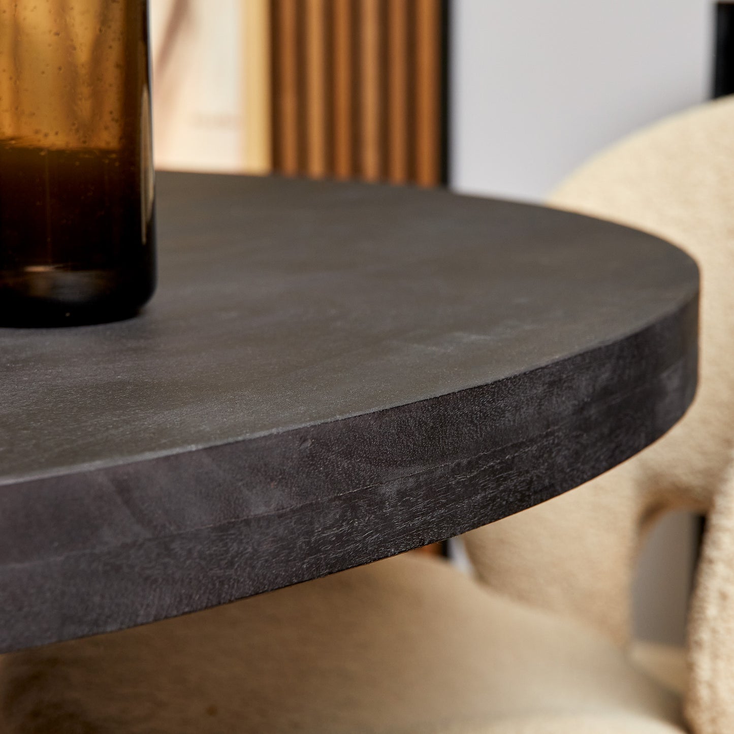 Denve zwart Rond Eettafel