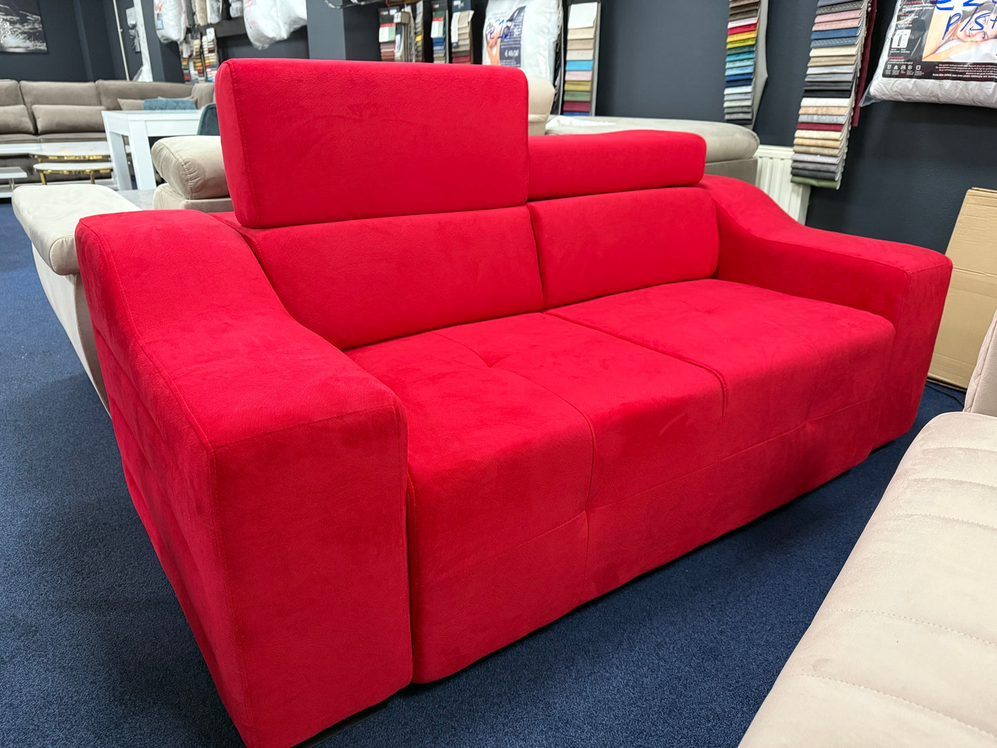 Bankstel 2 zits - Rood stof