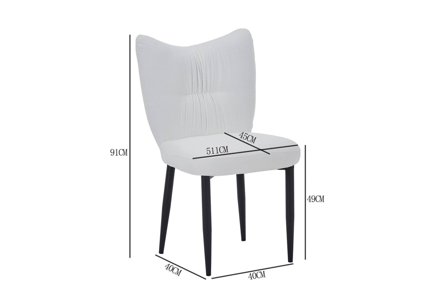 Vlinder stoel - zwart / grijs / bruin of wit