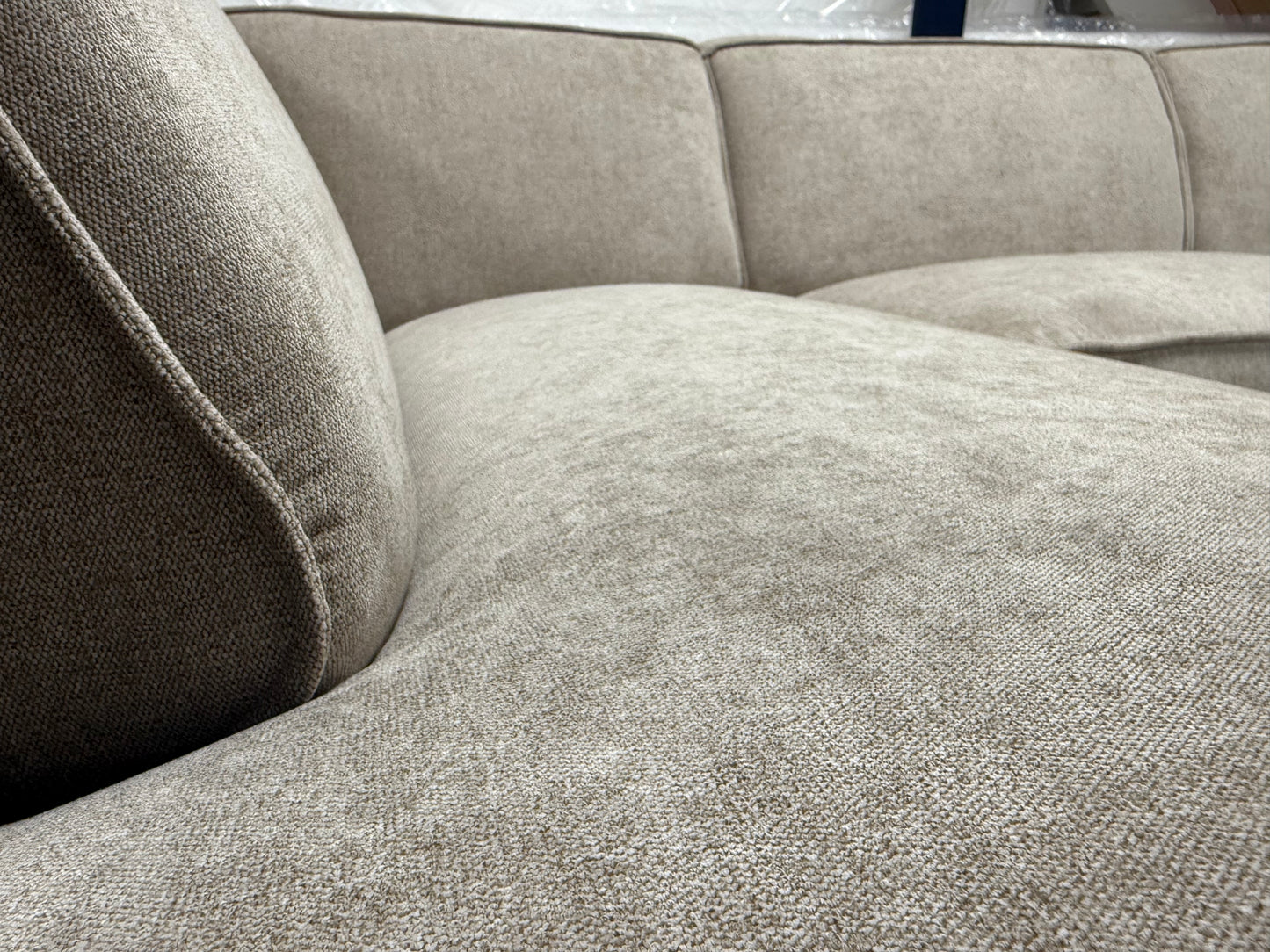 Riemo Loungebank - Microvezel zand stof