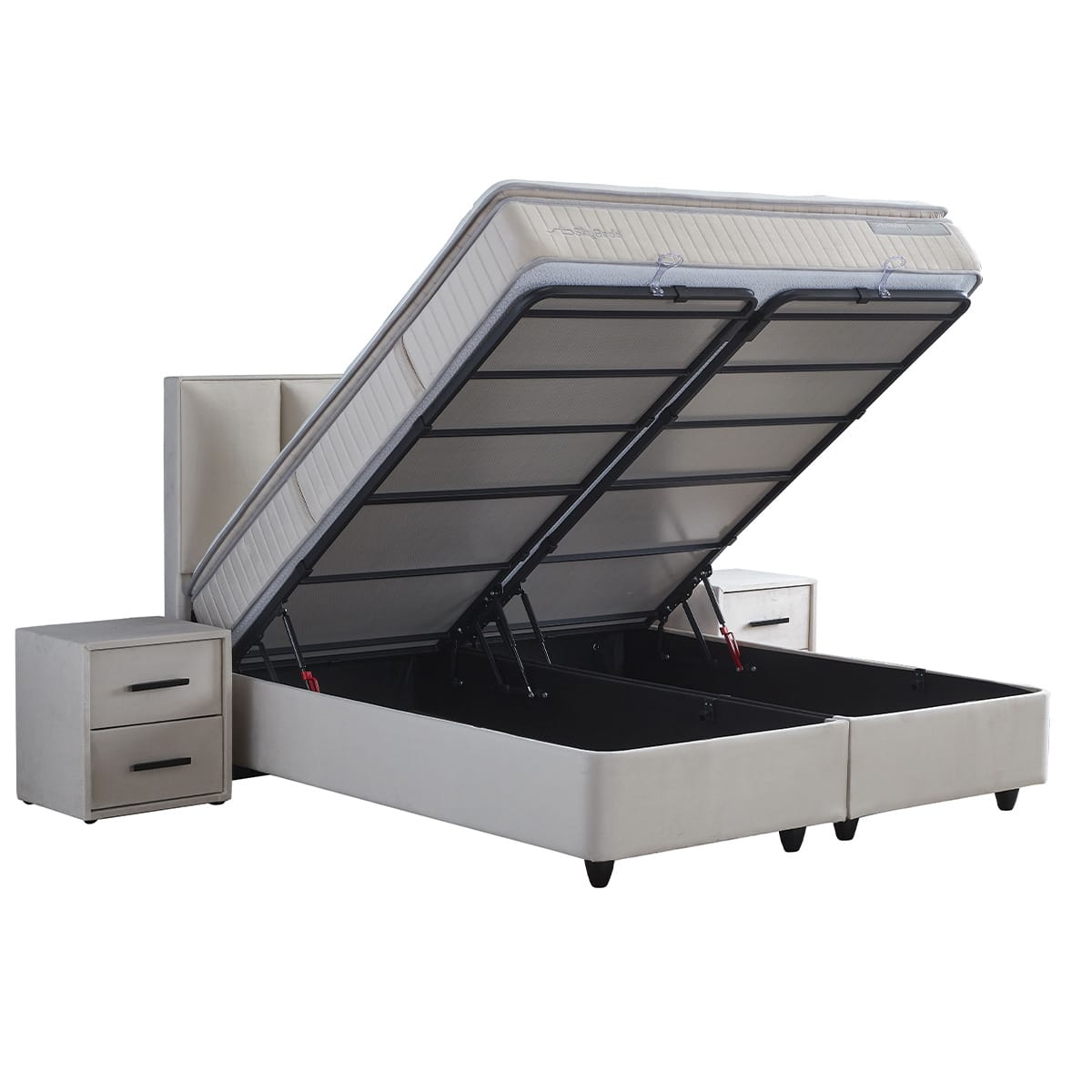 BIRDY BOXSPRING – Beige Crème