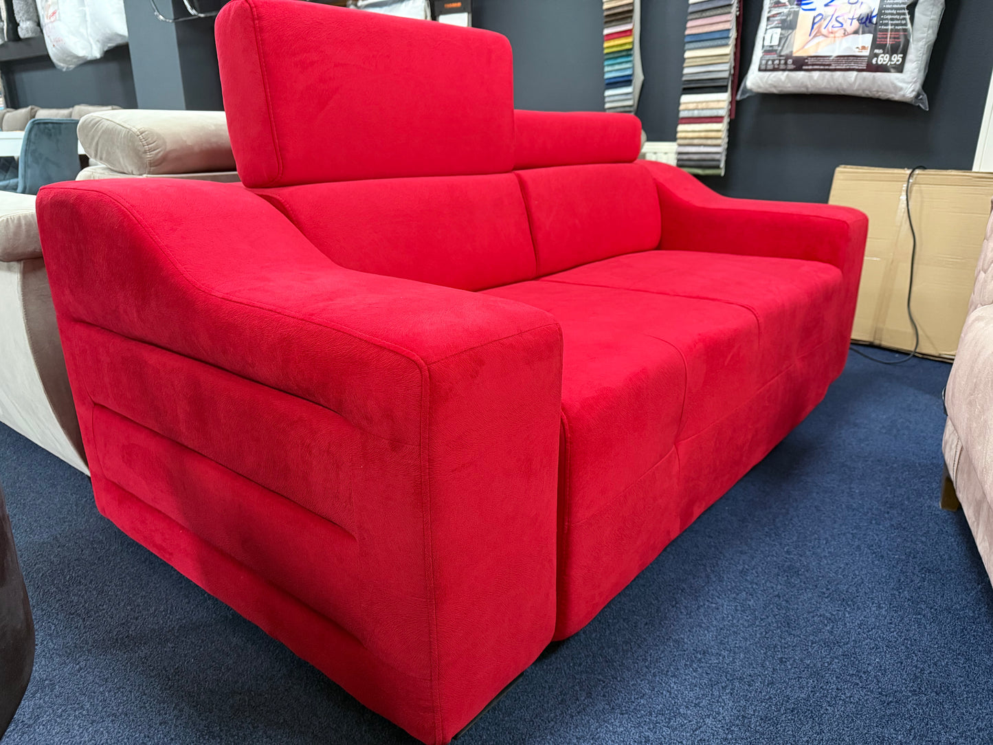 Bankstel 2 zits - Rood stof