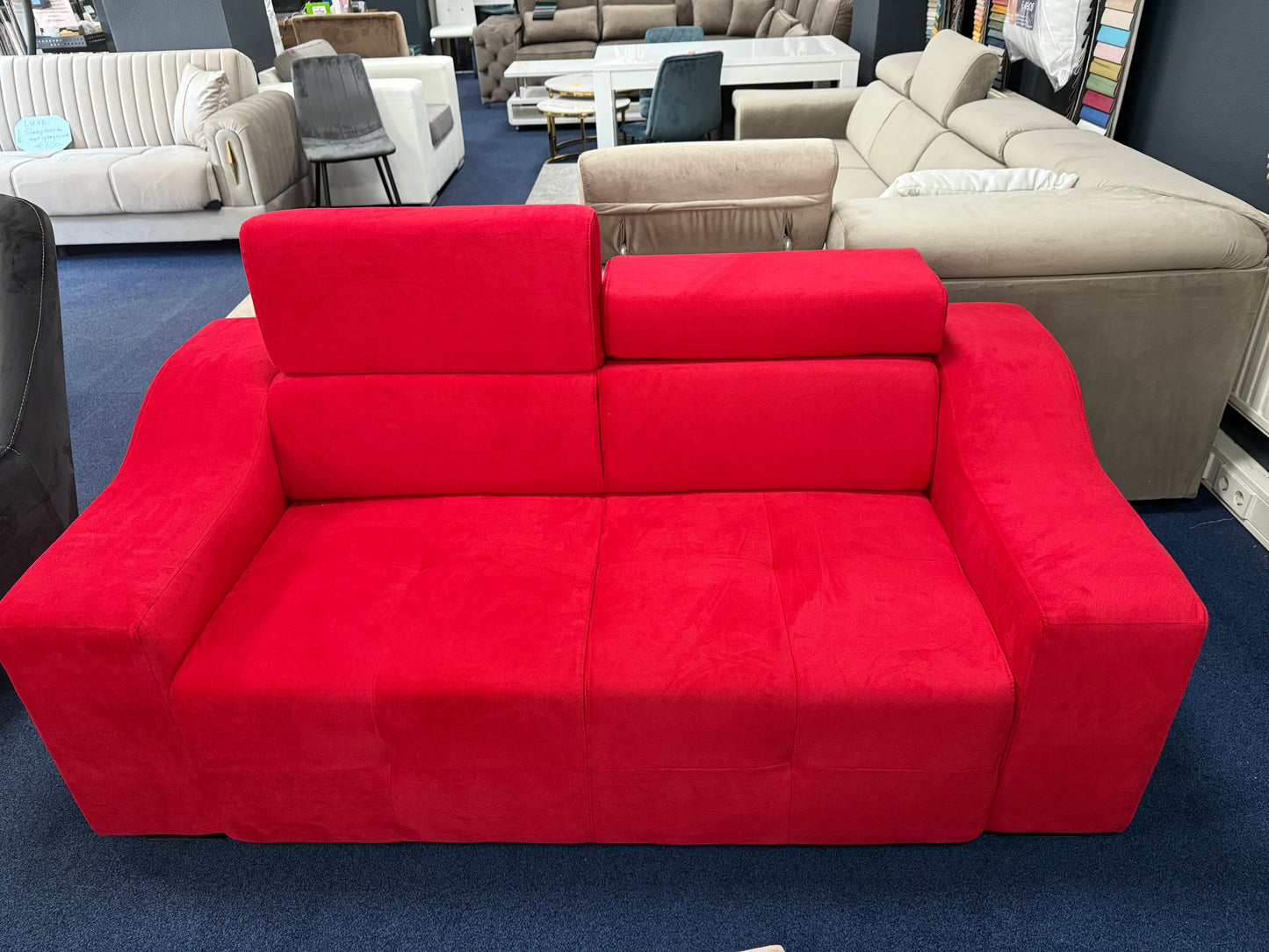 Bankstel 2 zits - Rood stof