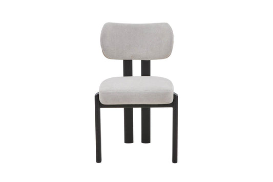 Japandi stoel - zwart of wit poten