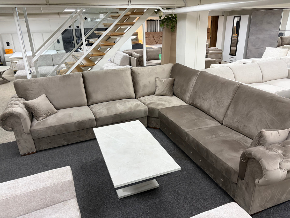 FORTISA Hoekbank - Luxe Velvet