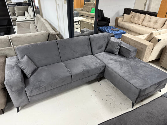 Scalo Loungebank Grijs velvet