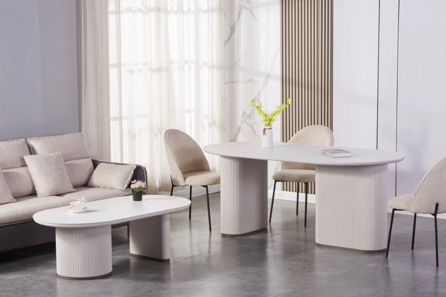 Ivory woonkamer - Wit