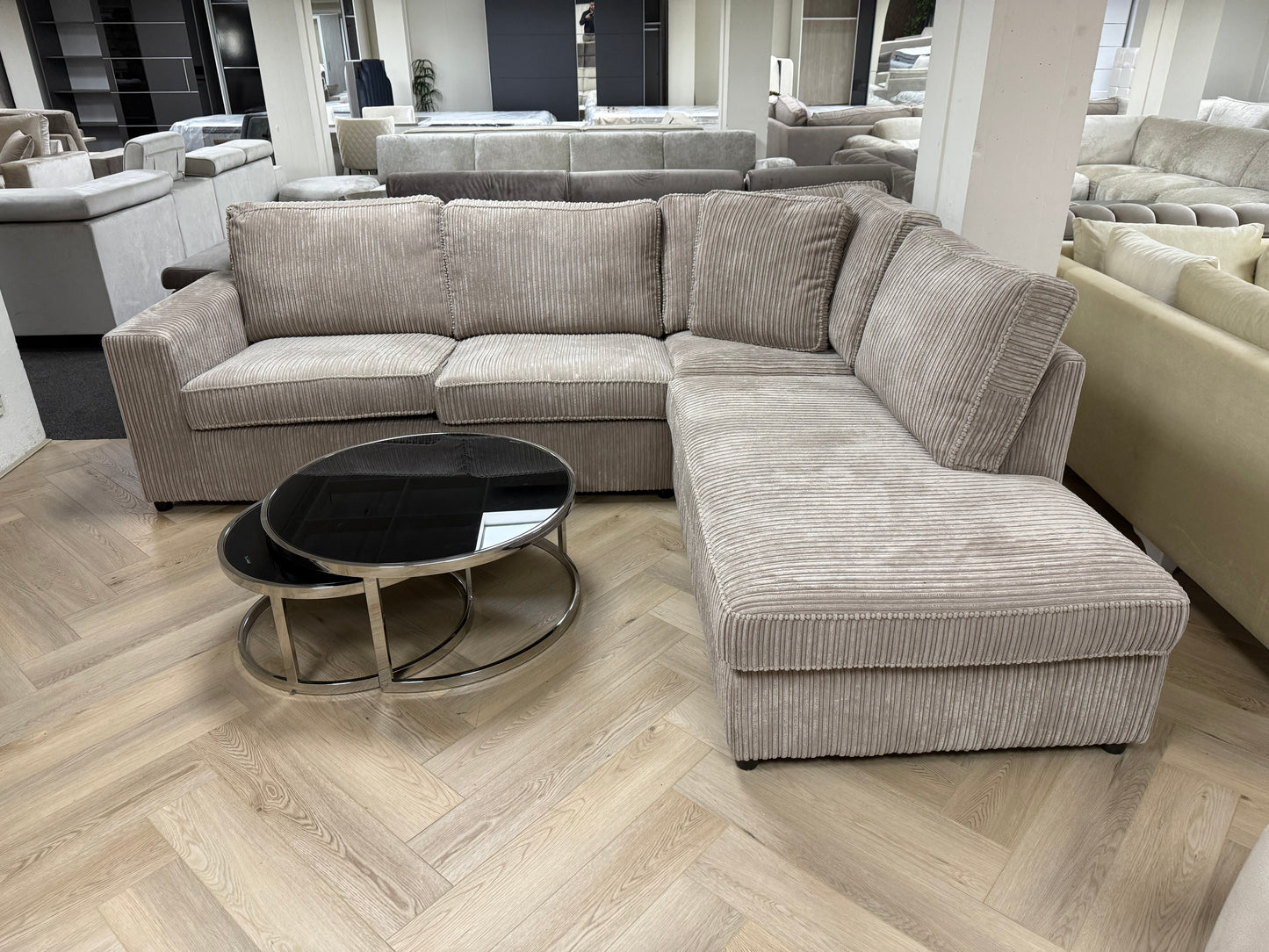 Stocky Rib beige - Lounge bank