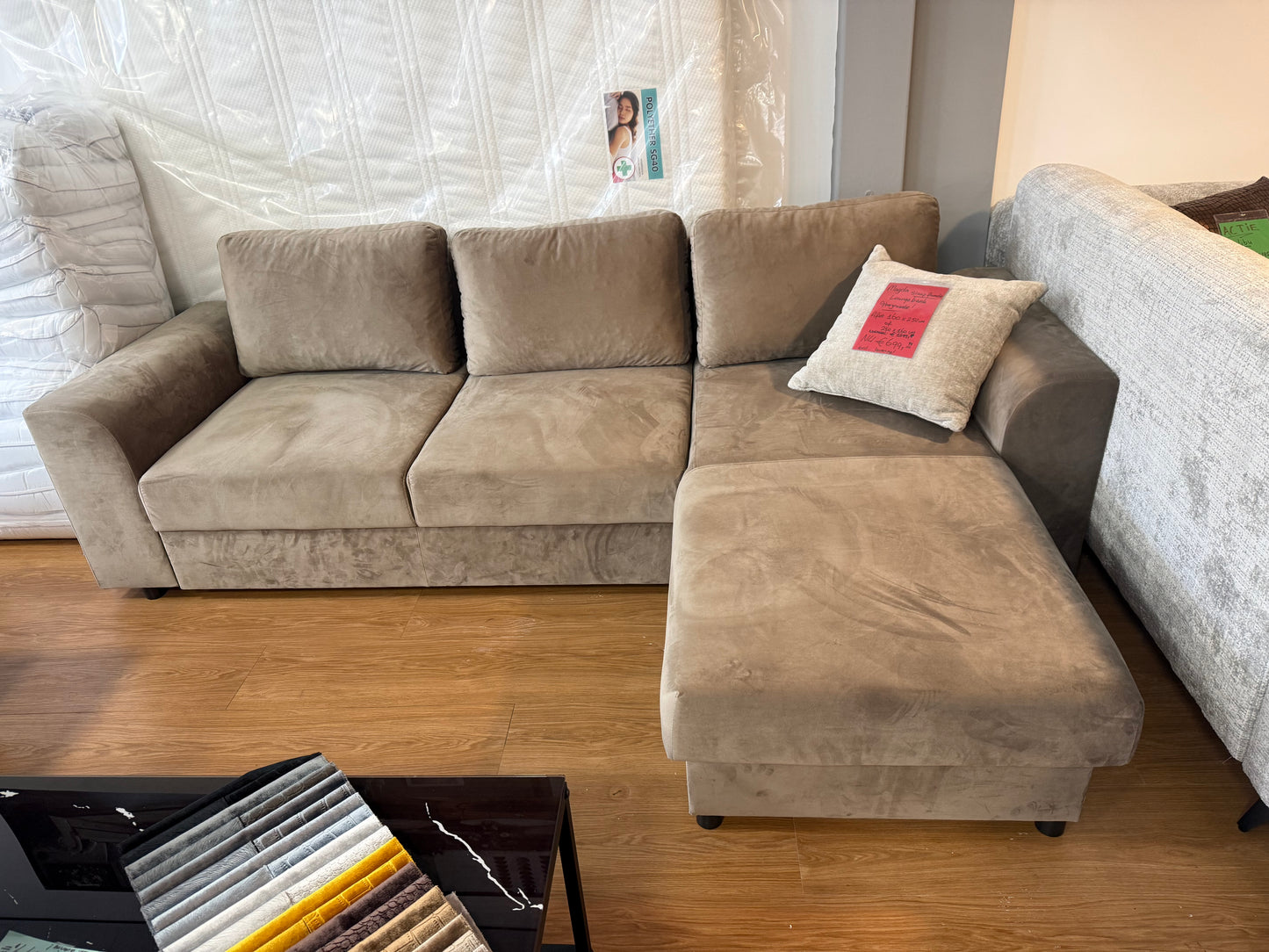 Magdo Slaapbank Taupe velvet