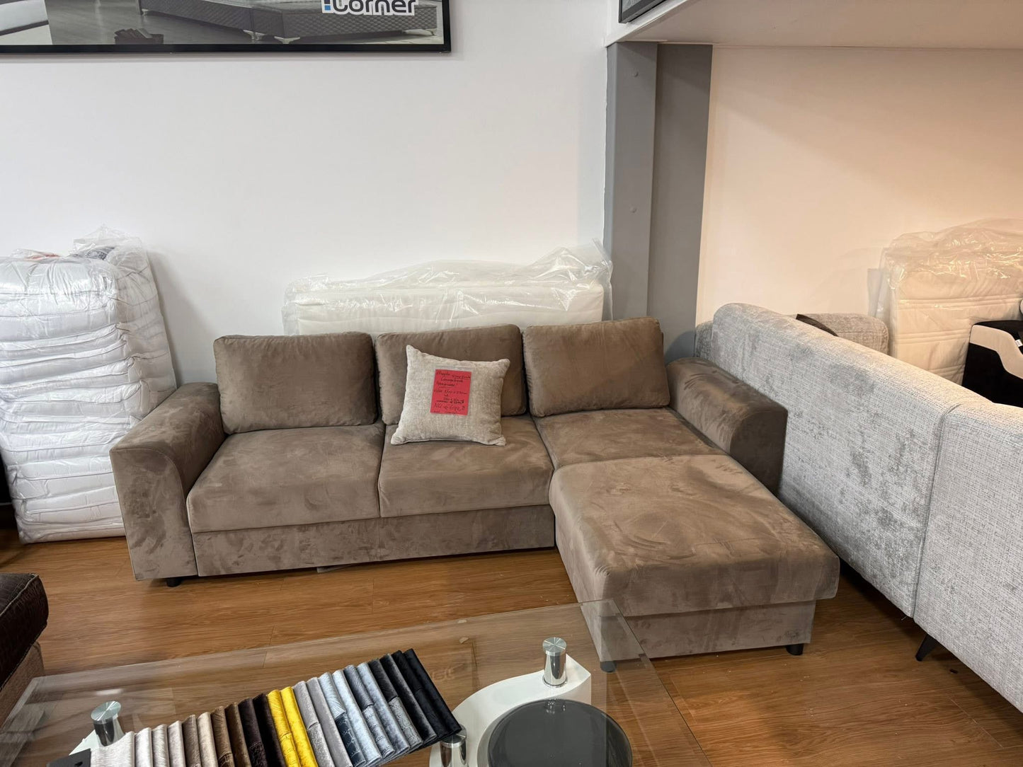 Magdo Slaapbank Taupe velvet