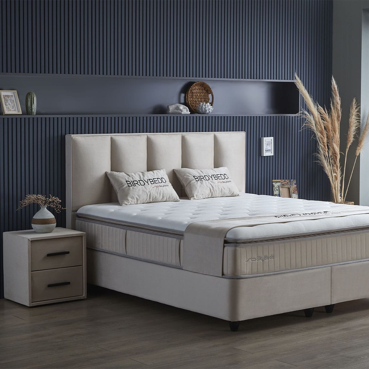 BIRDY BOXSPRING – Beige Crème