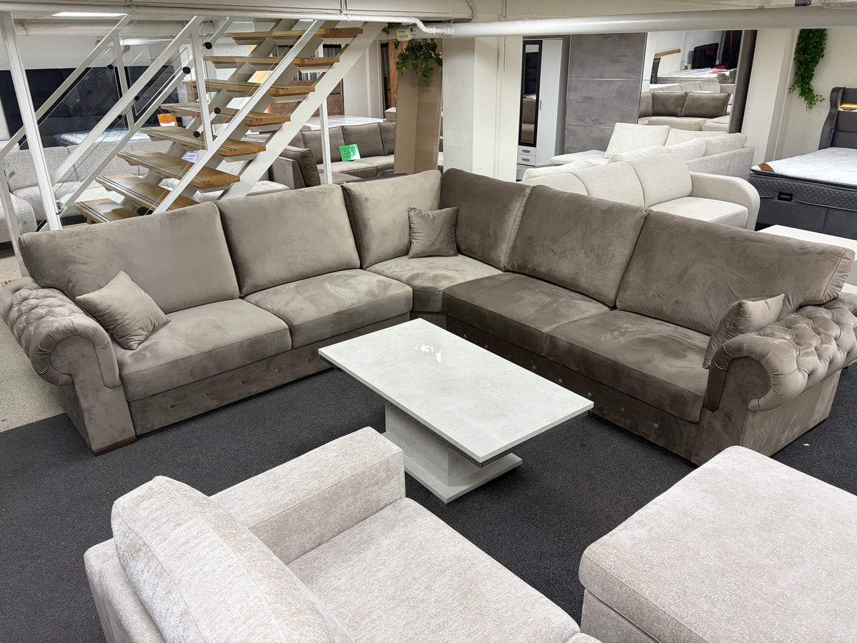 FORTISA Hoekbank - Luxe Velvet