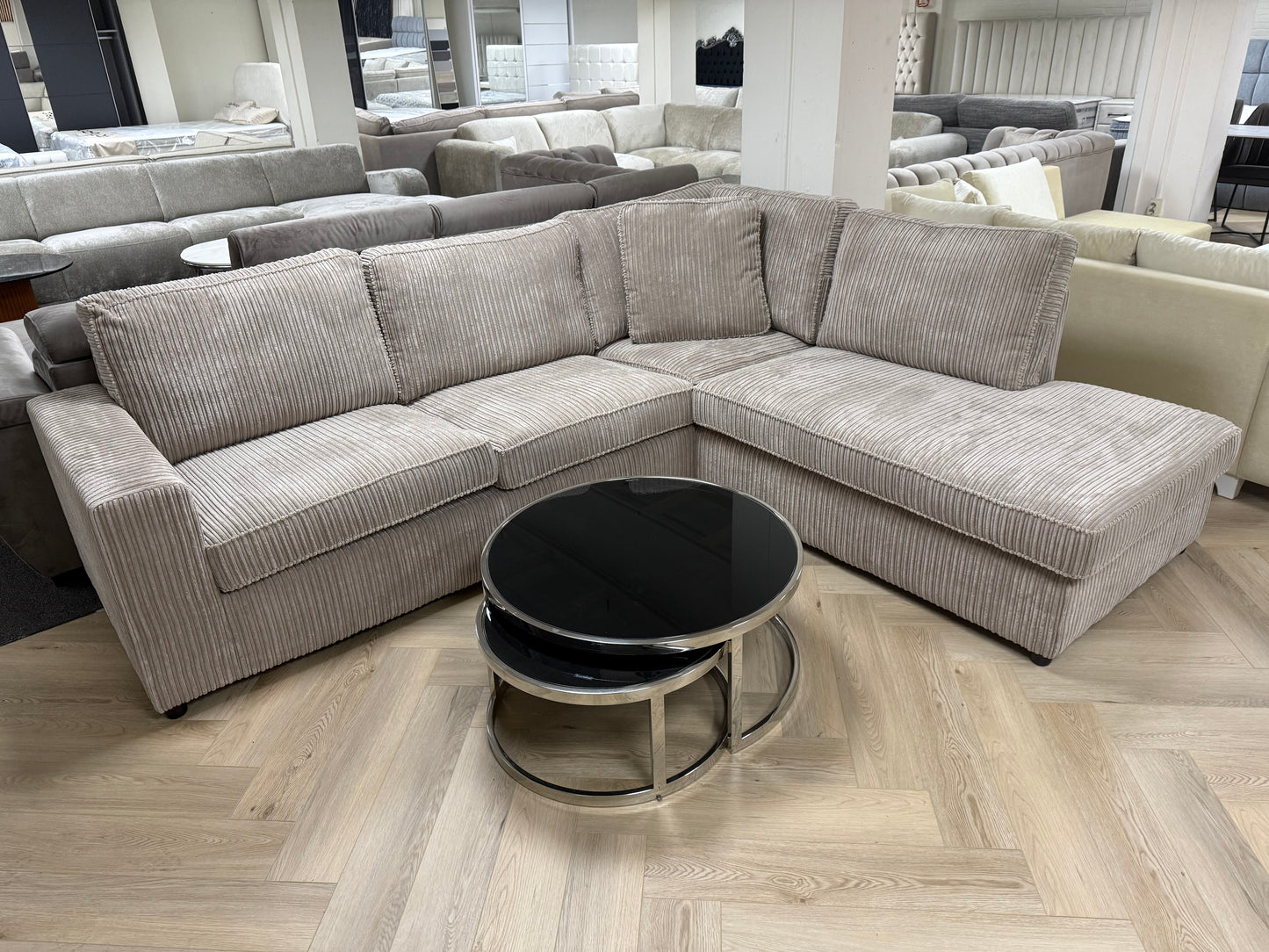 Stocky Rib beige - Lounge bank