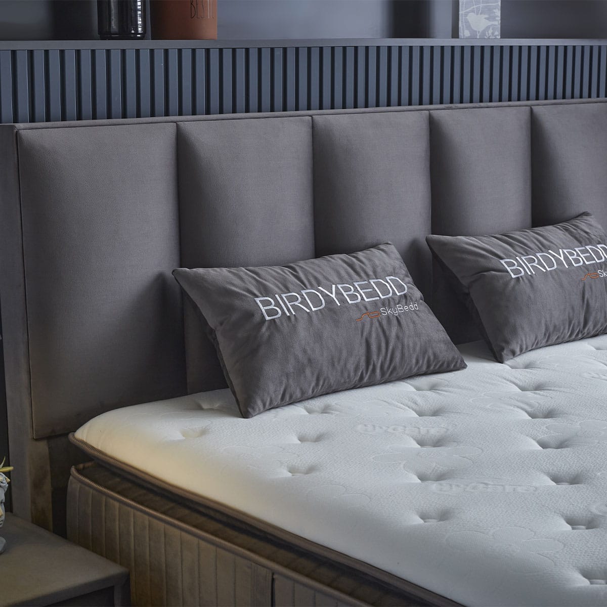 BIRDY BOXSPRING – Grijs